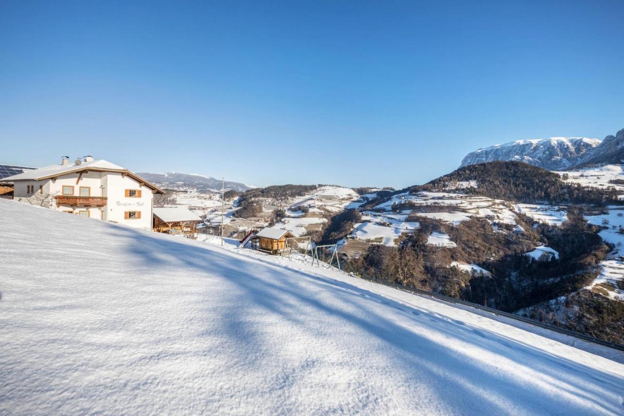 Wohnung Schlern Heigler Hof コッレピエトラ エクステリア 写真